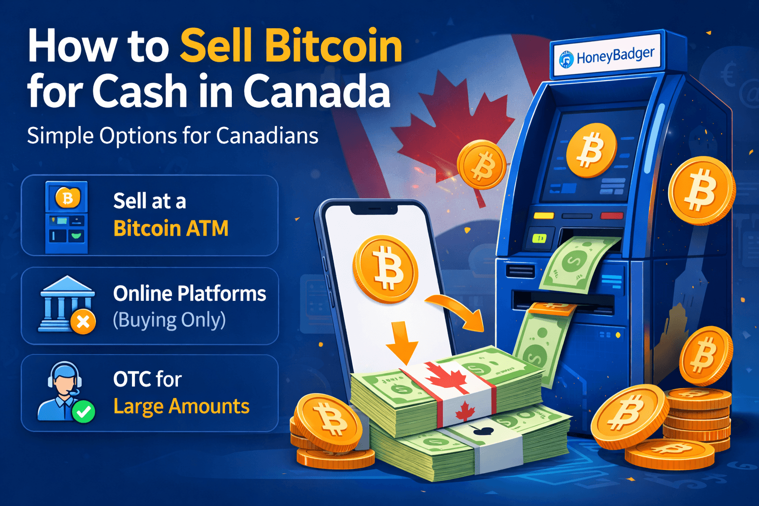 How to Sell Bitcoin for Cash in Canada